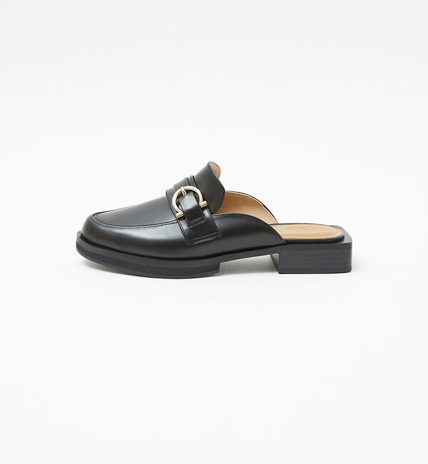 AU BANNISTER「ローファーモチーフミュール」|サンダル|