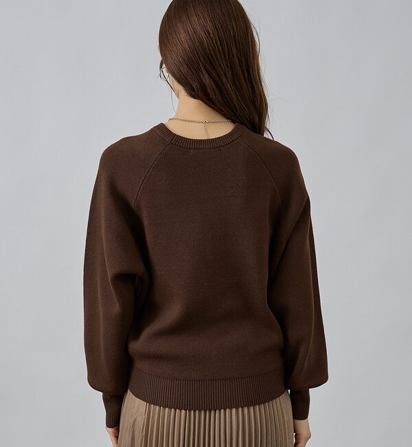 abahouse mavie「【新色追加】ロゴジャガードニット」|ニット・セーター|