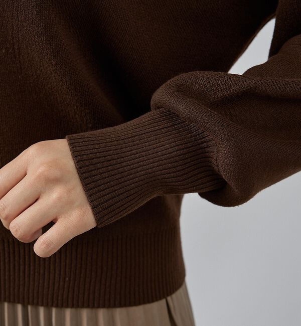 abahouse mavie「【新色追加】ロゴジャガードニット」|ニット・セーター|