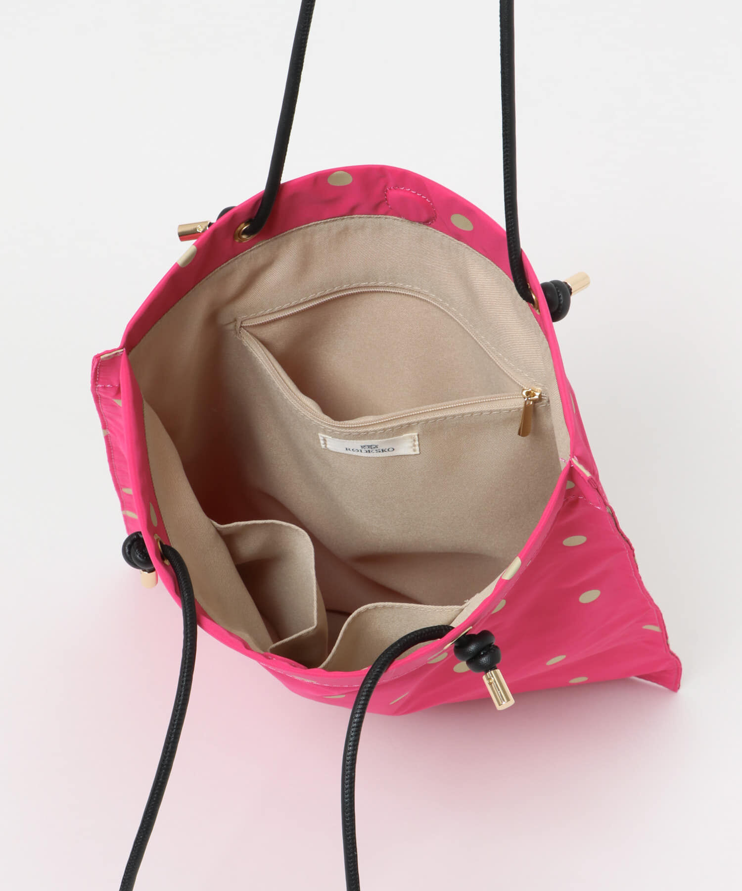 RODE SKO「ドット柄サブバッグ」|トートバッグ|