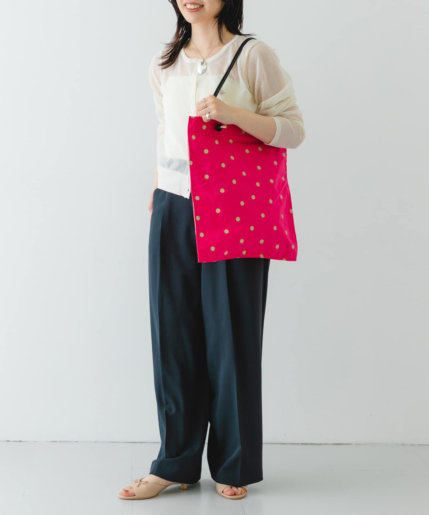 RODE SKO「ドット柄サブバッグ」|トートバッグ|