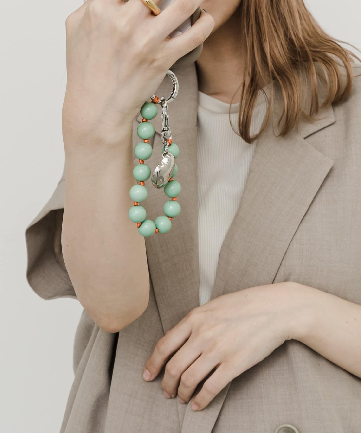 SMELLY「カラーボールミニミラーキーチェーン」|チャーム・キーホルダー|