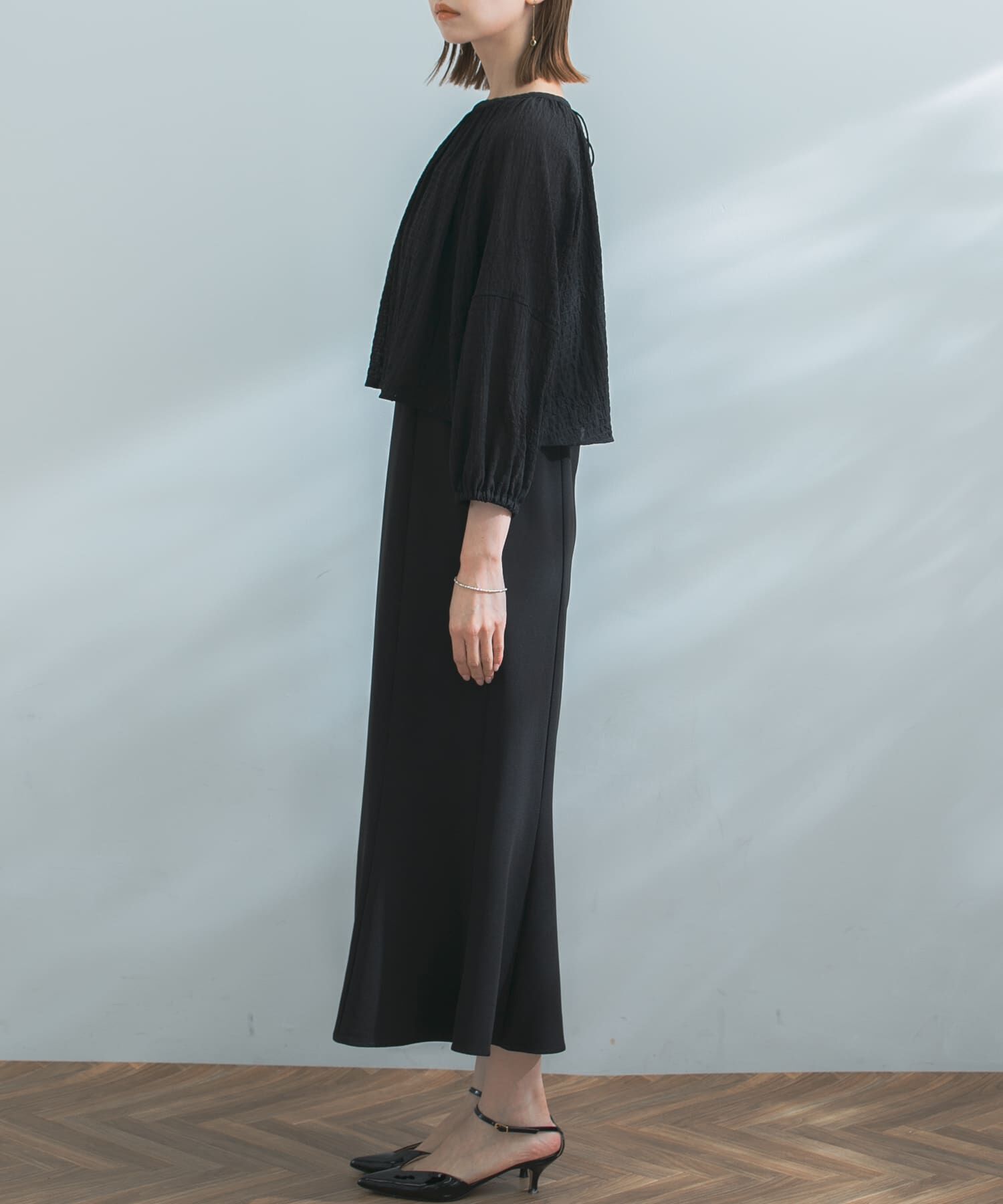 URBAN RESEARCH ROSSO「ブラウス&times;キャミセットワンピース」|ワンピース|