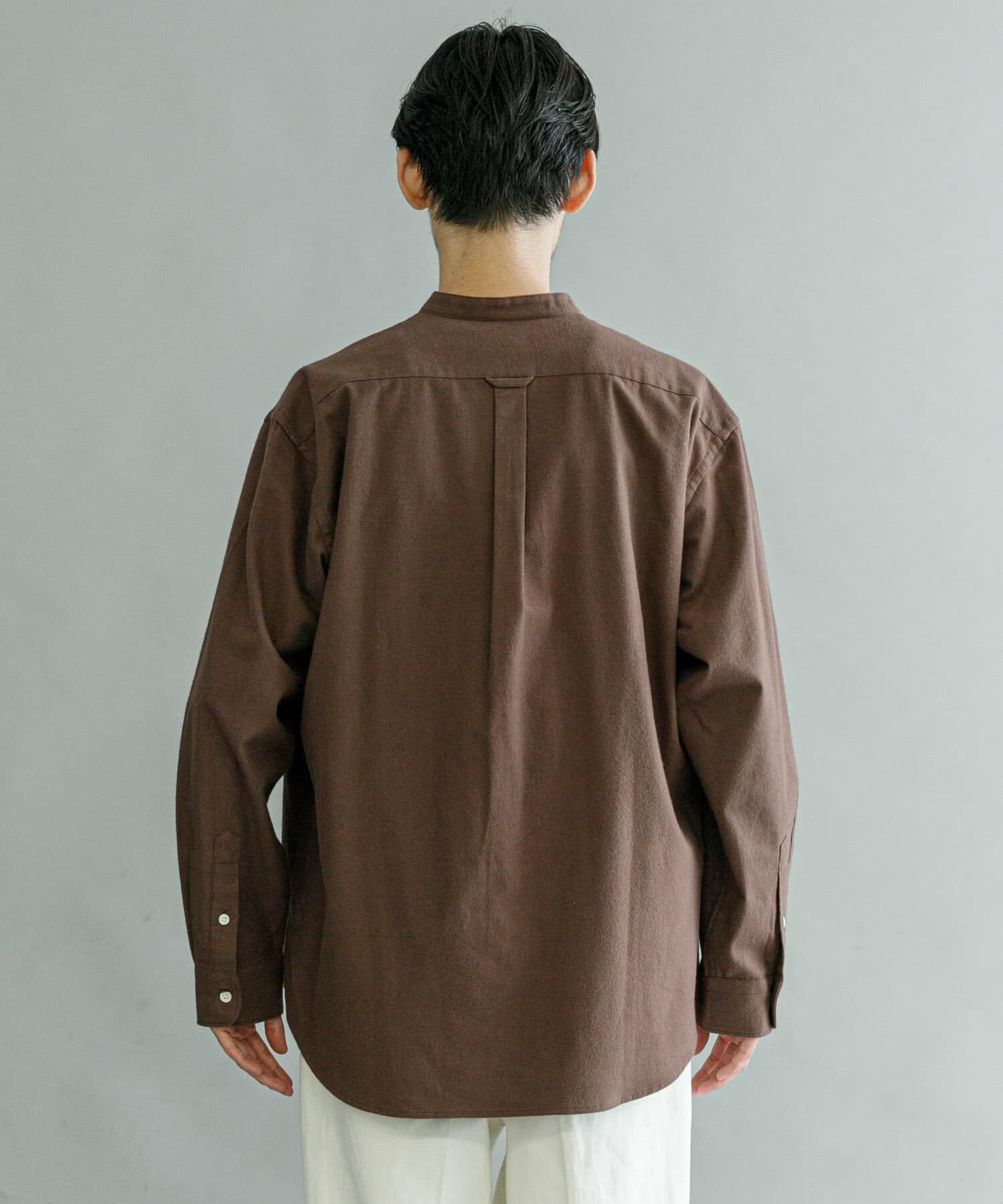 URBAN RESEARCH「『UR TECH』バンドカラーシャツ」|シャツ・ブラウス|