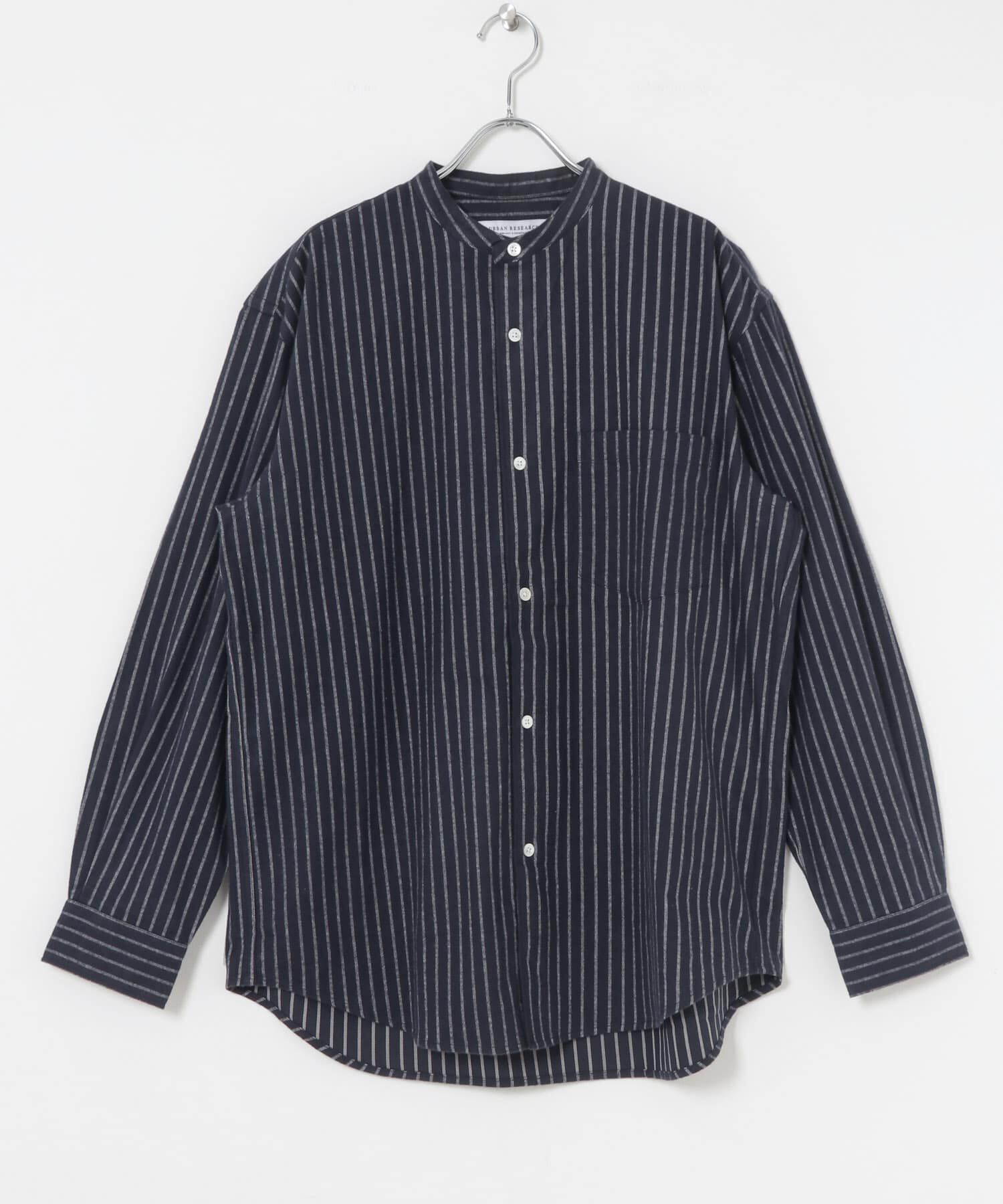 URBAN RESEARCH「『UR TECH』バンドカラーシャツ」|シャツ・ブラウス|