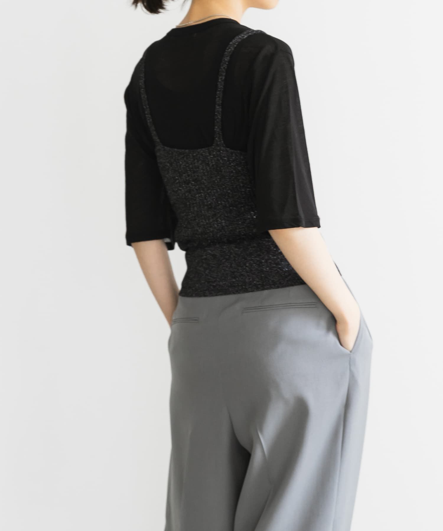 URBAN RESEARCH「ニットキャミソール」|キャミソール|