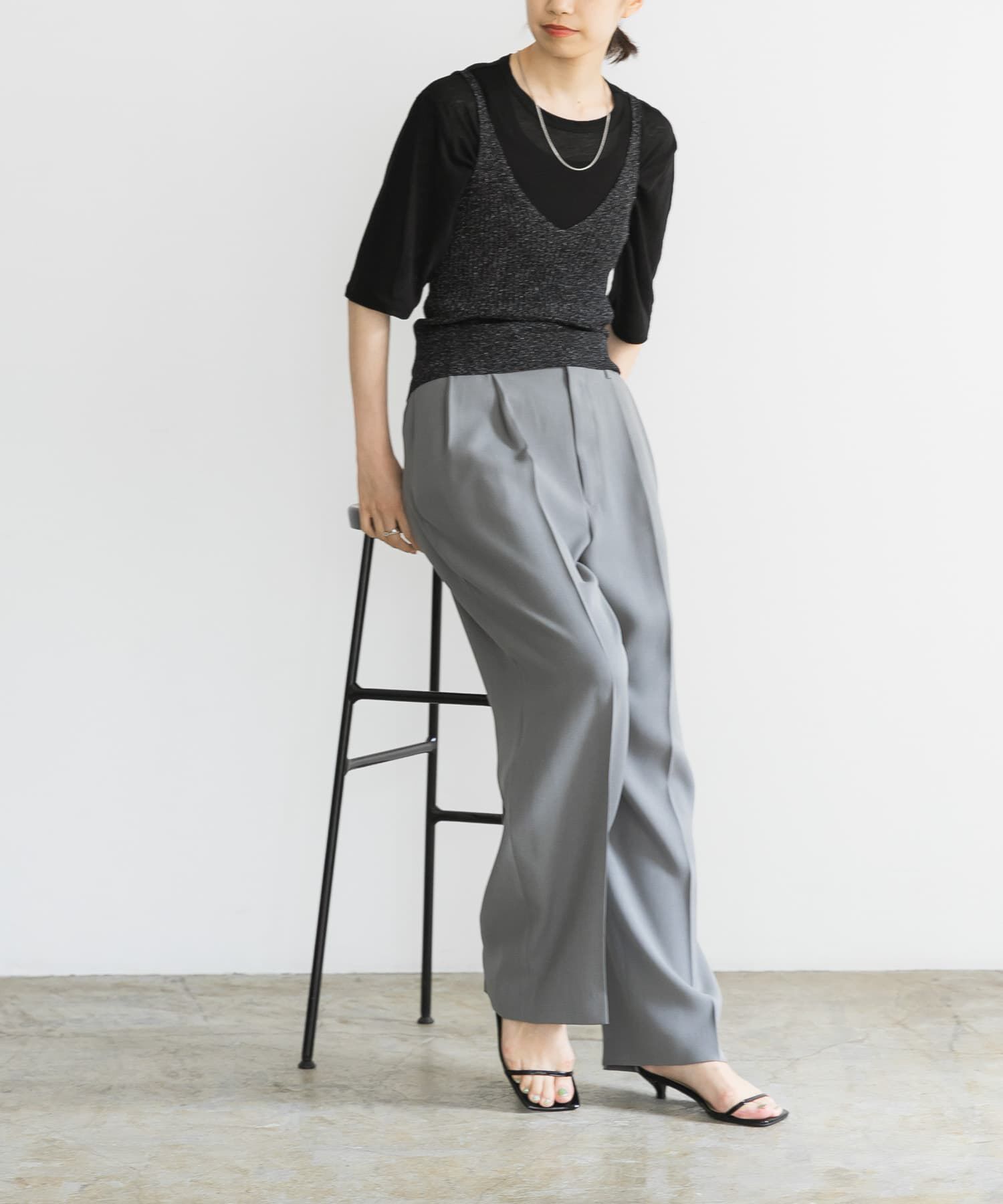 URBAN RESEARCH「ニットキャミソール」|キャミソール|