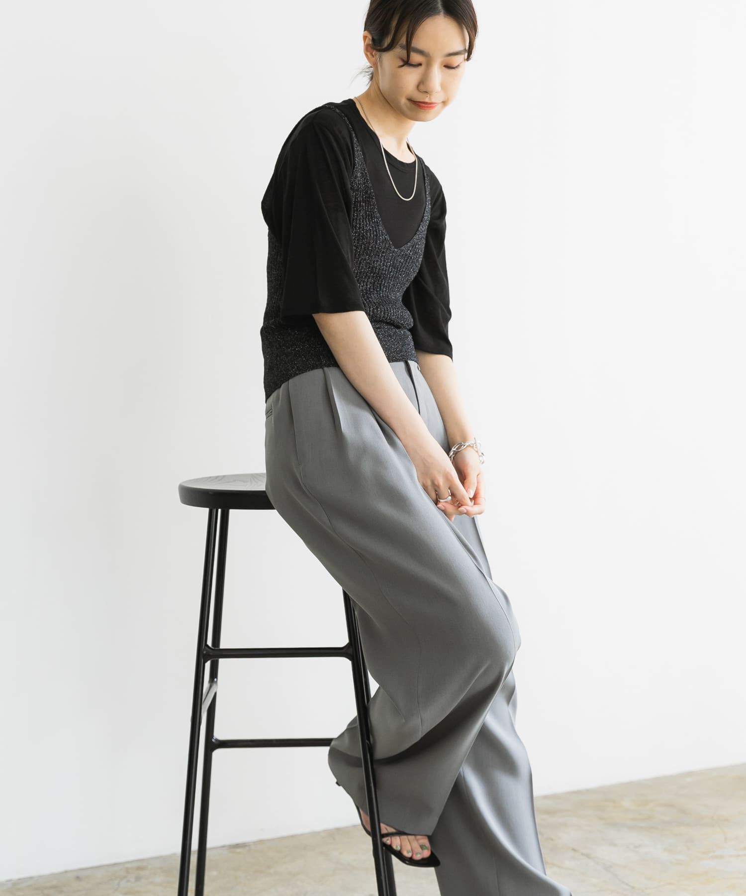 URBAN RESEARCH「ニットキャミソール」|キャミソール|