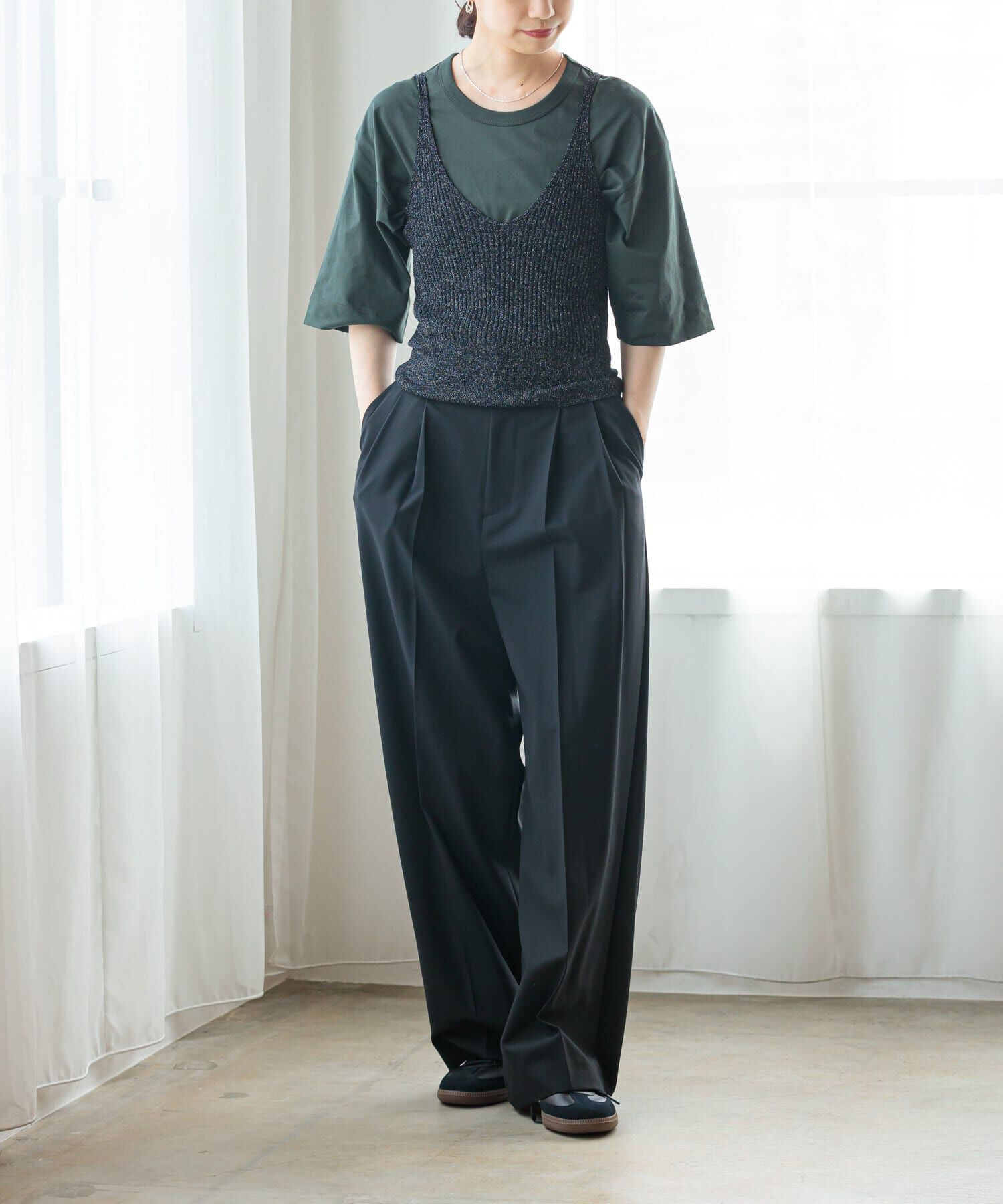 URBAN RESEARCH「ニットキャミソール」|キャミソール|