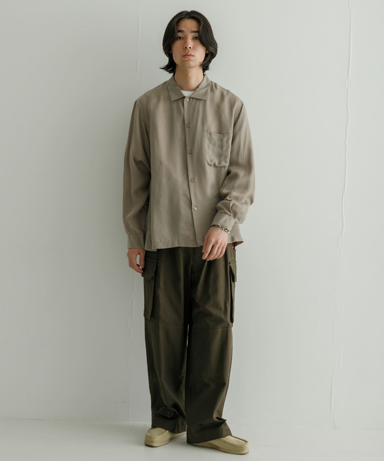 URBAN RESEARCH「CUPRO FIBRIL BOX SHIRTS」|シャツ・ブラウス|