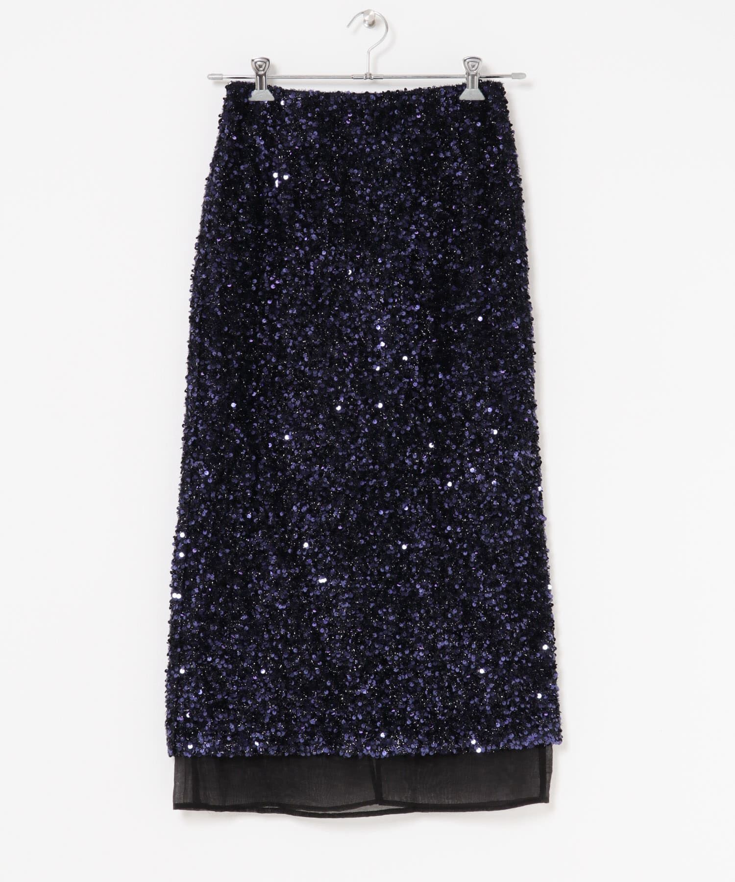 URBAN RESEARCH ROSSO「スパンコールレイヤードスカート」|スカート|