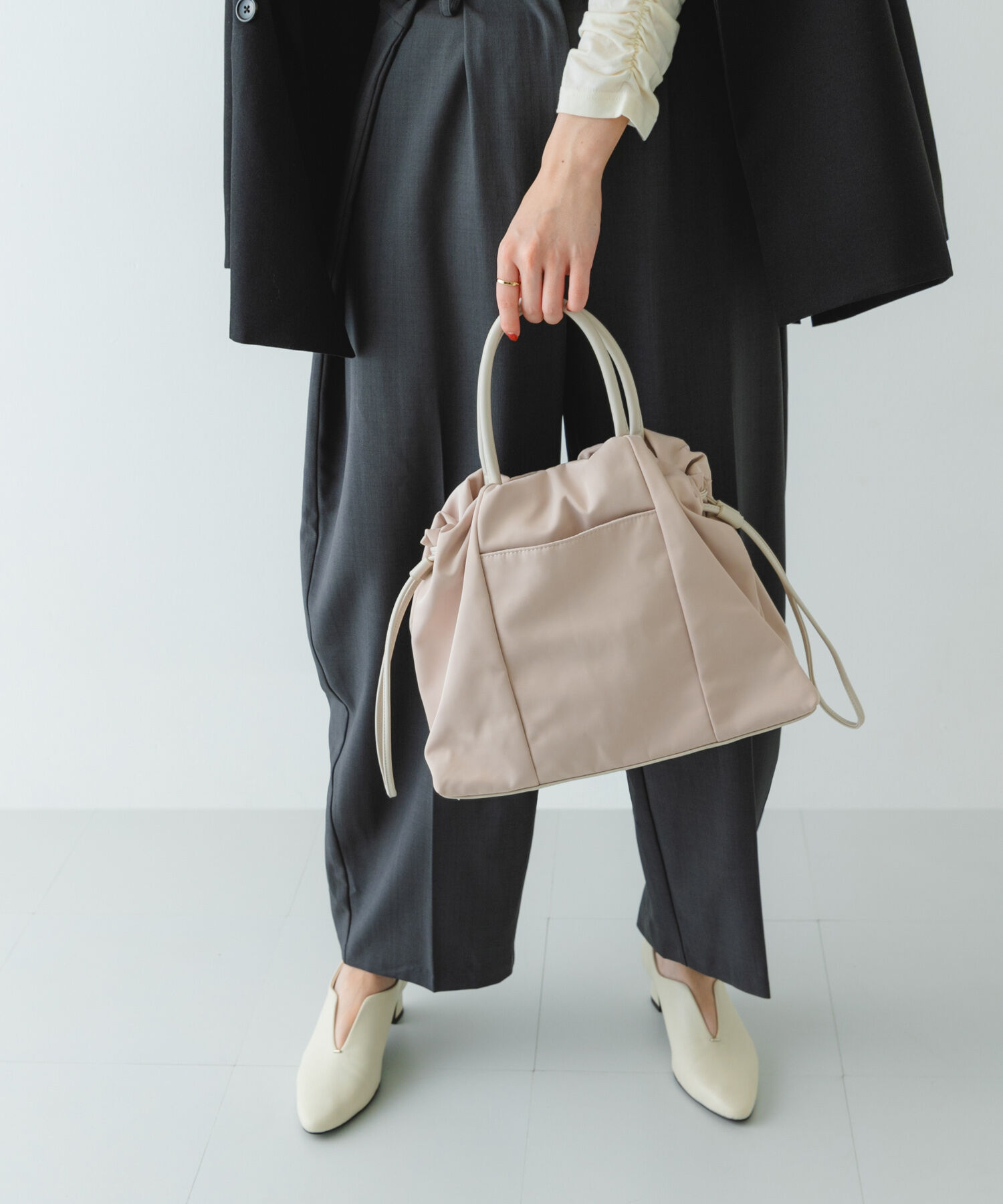 RODE SKO「ショルダー付撥水ミニキンチャクバッグ」|ショルダー・メッセンジャー|