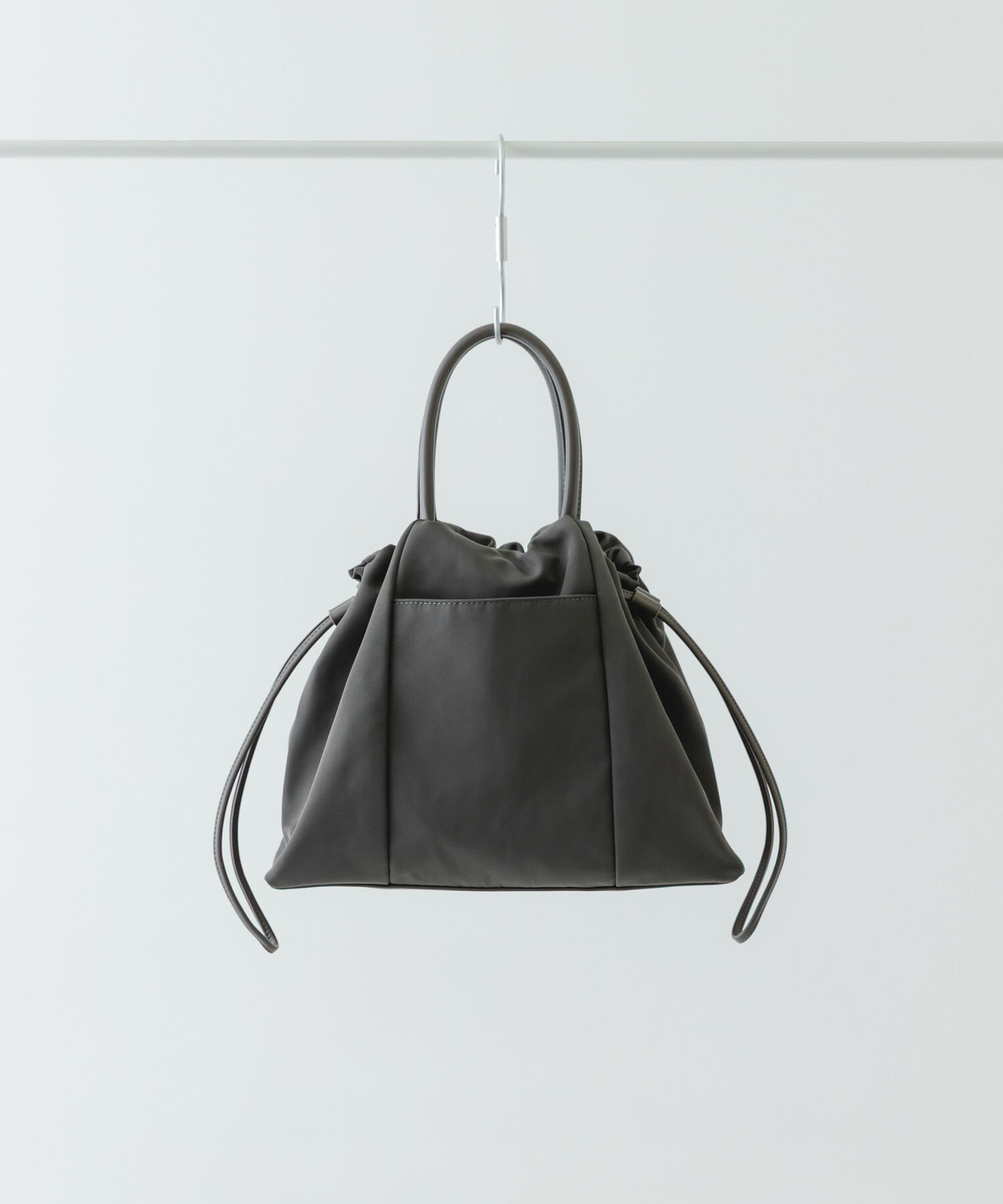 RODE SKO「ショルダー付撥水ミニキンチャクバッグ」|ショルダー・メッセンジャー|グレー