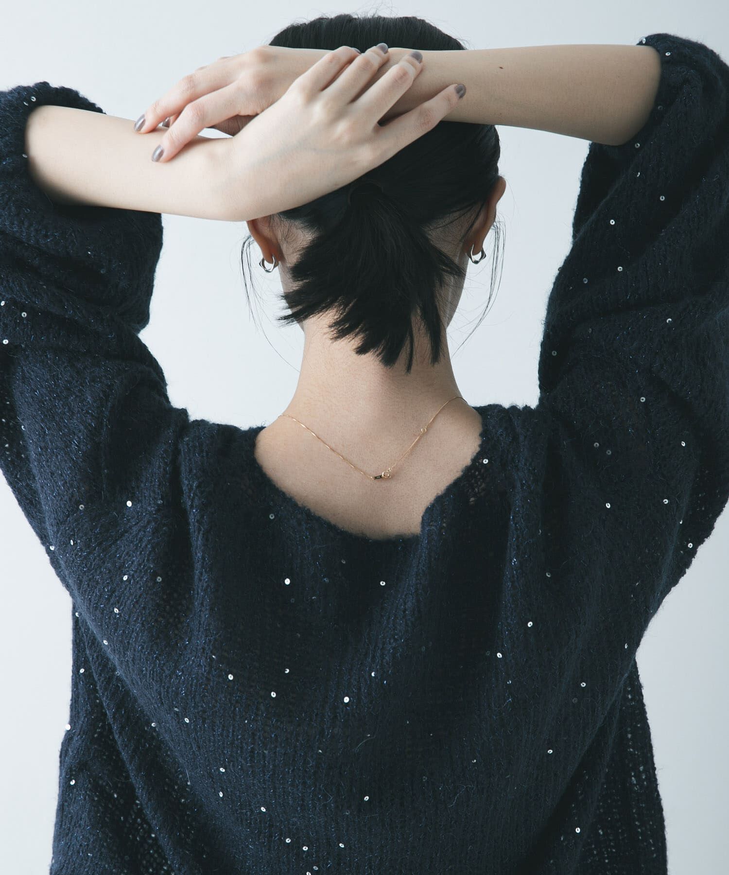 URBAN RESEARCH「スパンコールモヘヤルーズニット」|ニット・セーター|