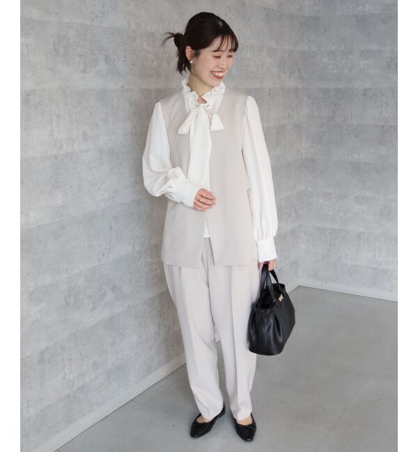  「ツインクロスタックテーパードパンツ」|その他|