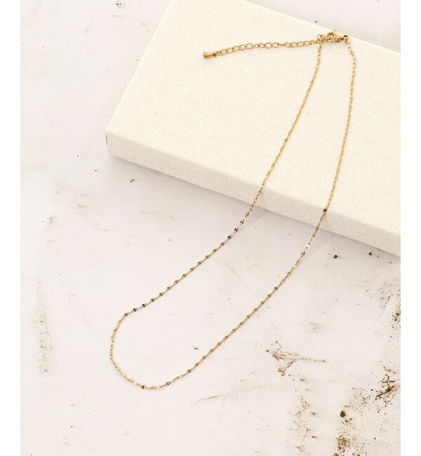  「O ステンレスシンプルネックレス」|ネックレス|