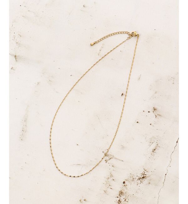  「O ステンレスシンプルネックレス」|ネックレス|