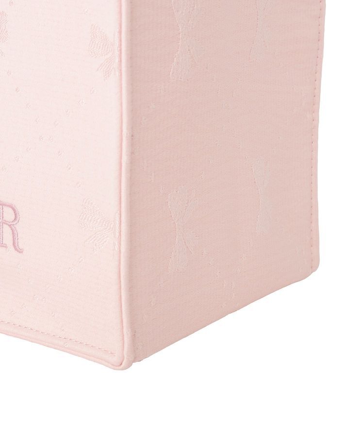 Maison de FLEUR「リボンジャカードスクエアトートバッグ」|トートバッグ|