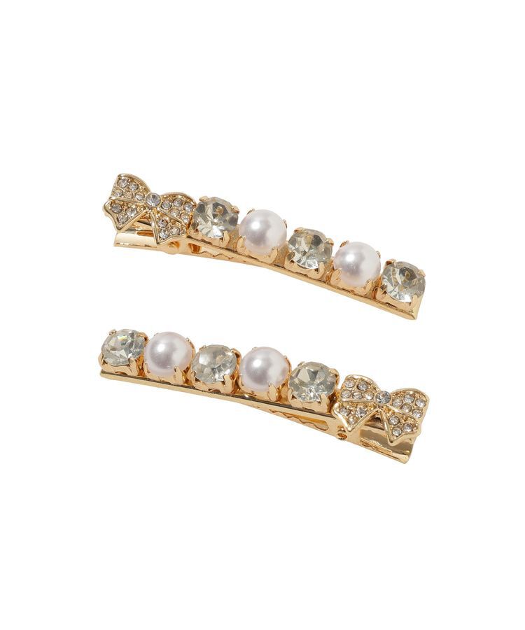 Maison de FLEUR「2セットメタルリボンクリップ」|その他|