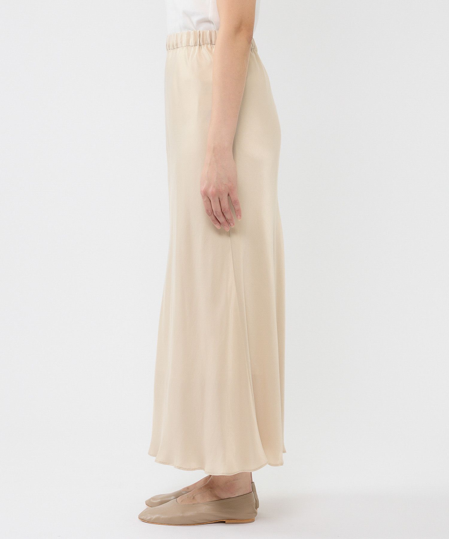 BABYLONE「フィブリルサテンスカート」|スカート|