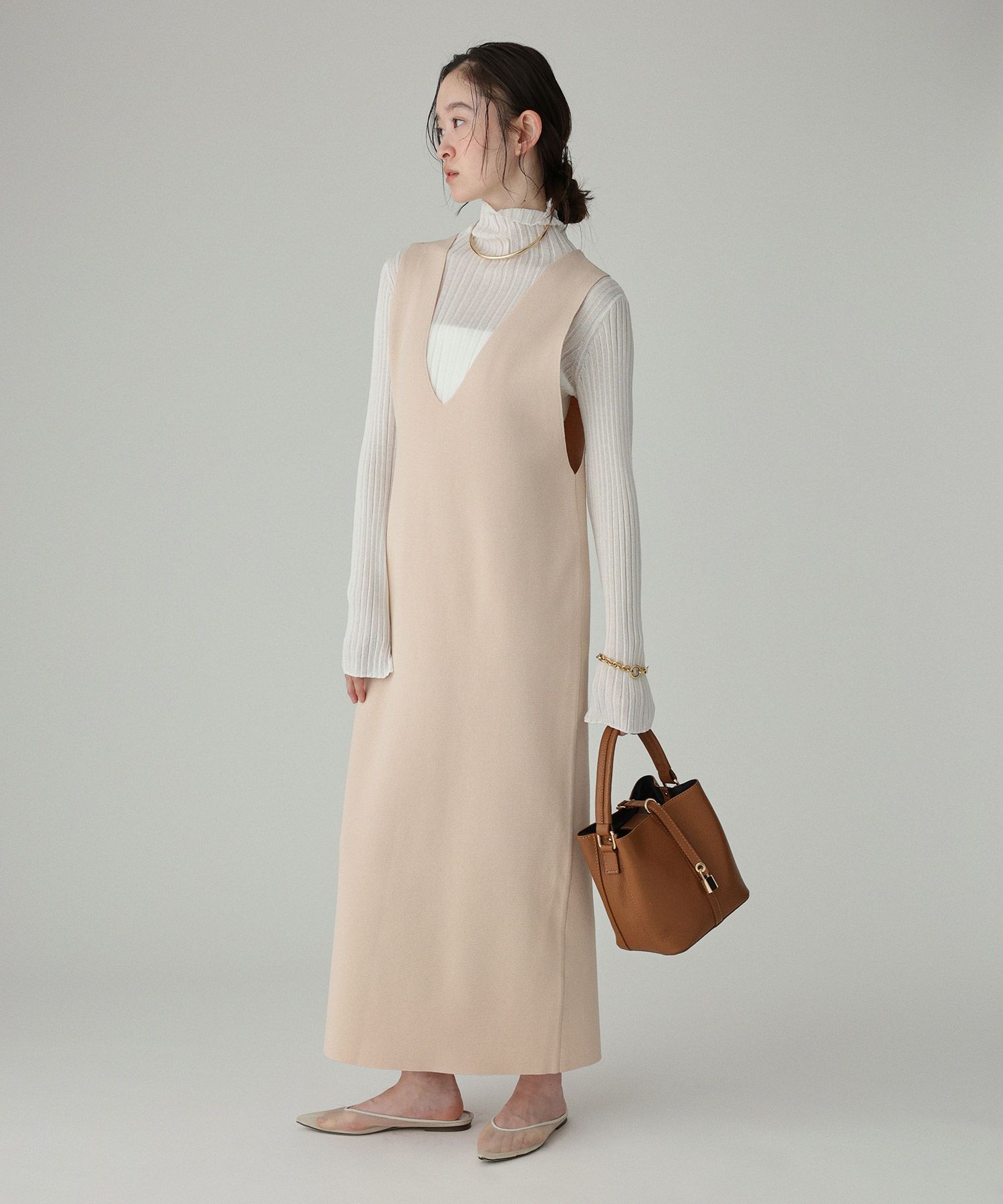 BABYLONE「ミラノリブニットワンピース」|ワンピース|