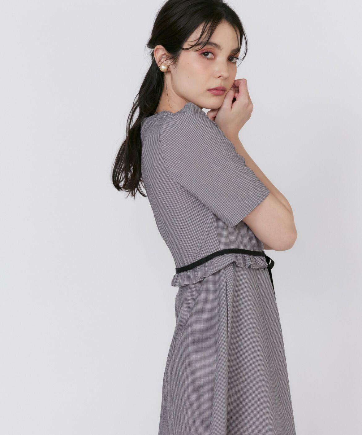 Maglie le cassetto「ウエストフリルワンピース」|ワンピース|