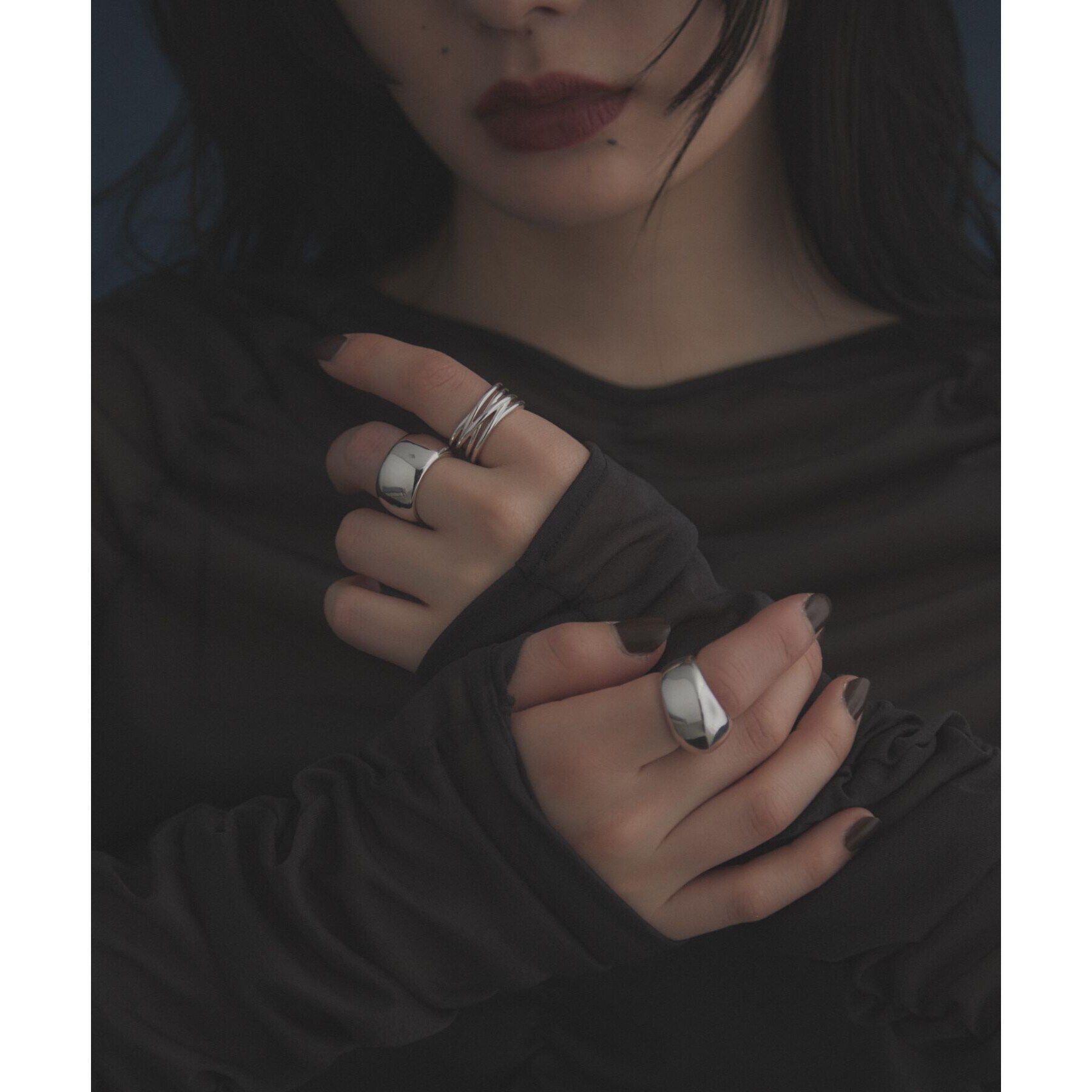 COCOSHNIK ONKITSCH「シルバー ボリュームリング ドーム」|リング|