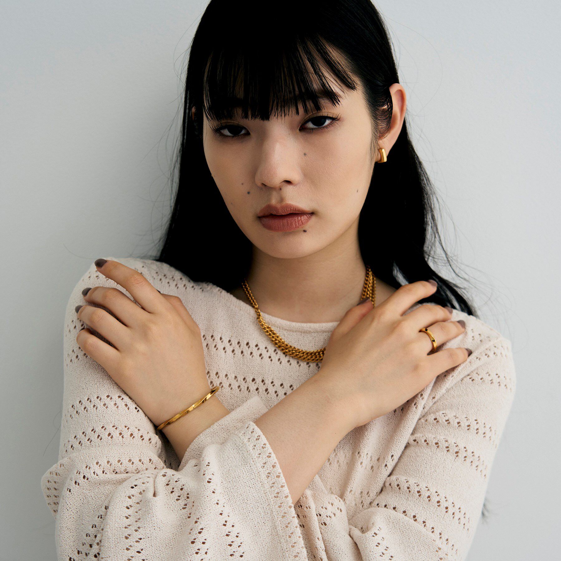 COCOSHNIK ONKITSCH「シルバー スクリューバングル GP」|ブレスレット・バングル|