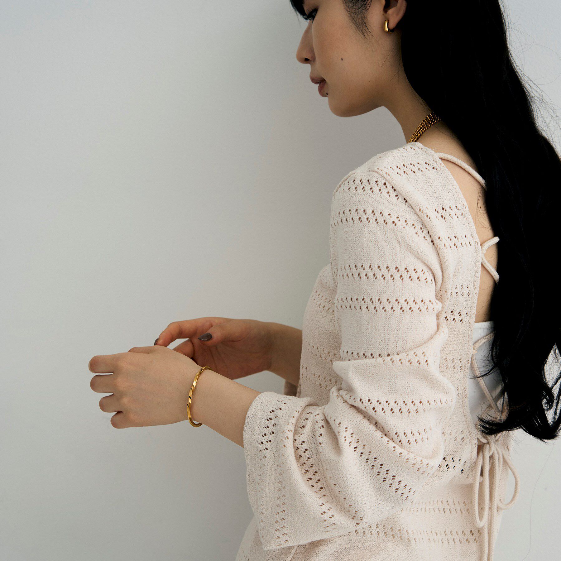 COCOSHNIK ONKITSCH「シルバー スクリューバングル GP」|ブレスレット・バングル|