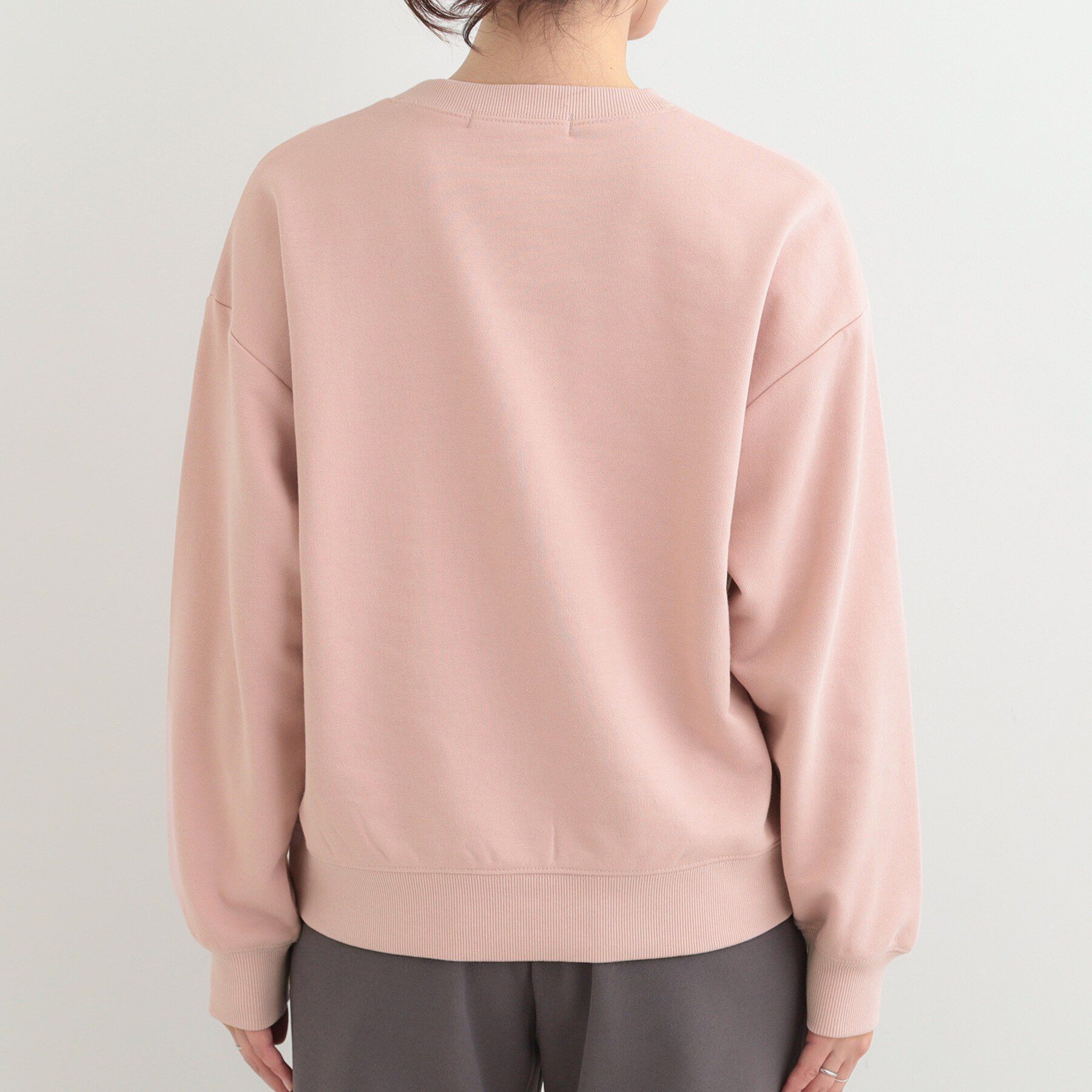 SHOO･LA･RUE「【S-LL】カジュアルすぎない大人のフォト刺繍裏毛スウェット」|パーカー|