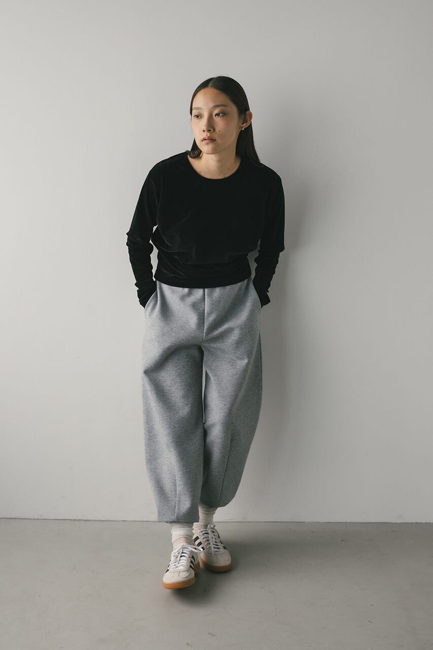 STYLEMIXER「メッシュベロアロンT」|Tシャツ・カットソー|