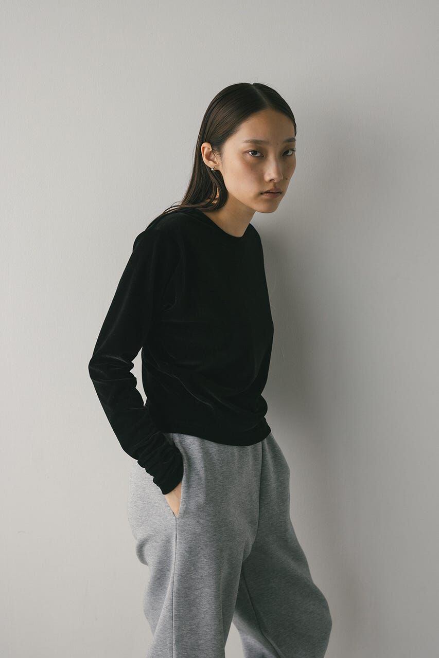 STYLEMIXER「メッシュベロアロンT」|Tシャツ・カットソー|