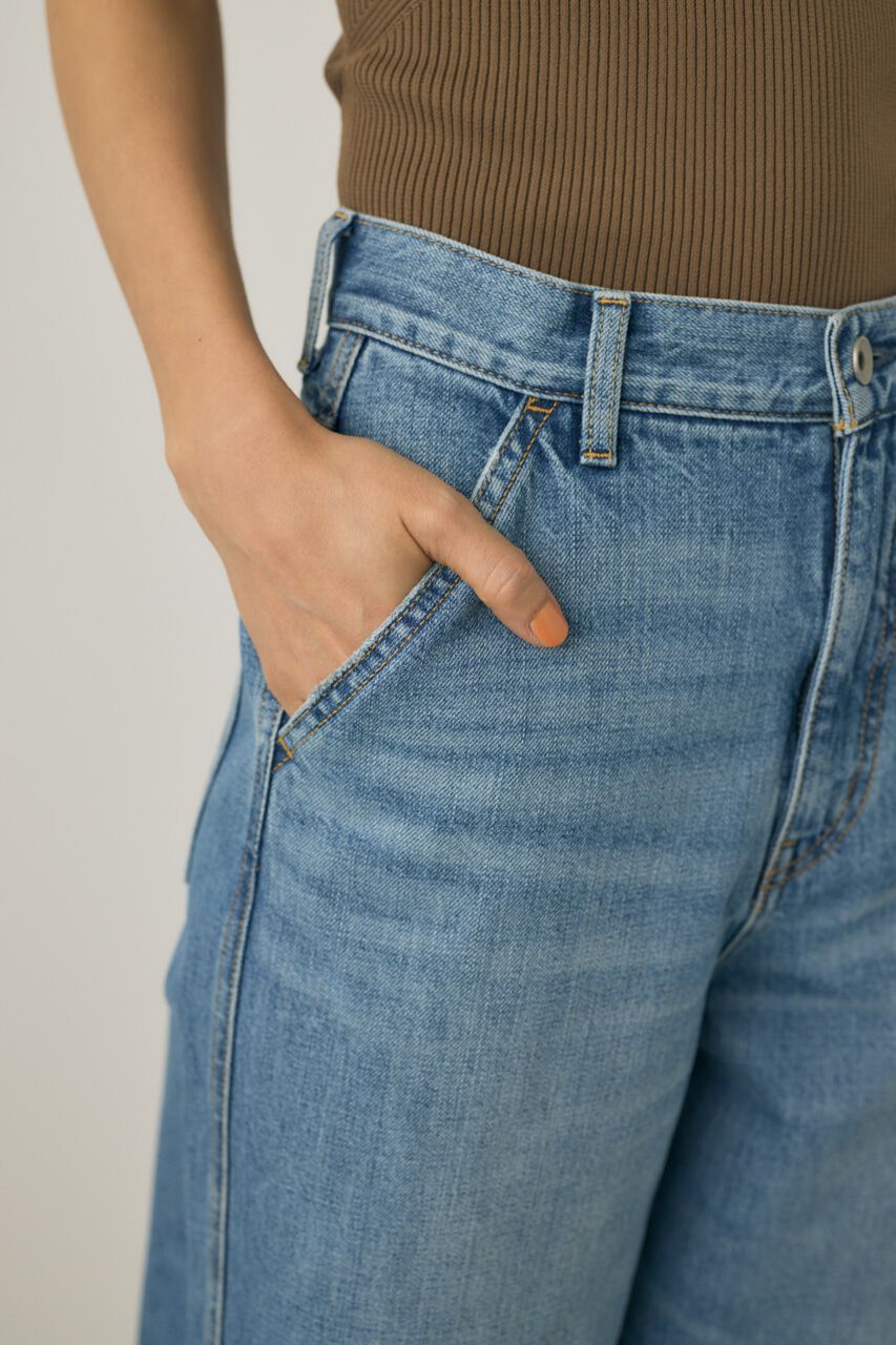 MOUSSY「ルーズストレートデニムパンツ　オーガニックコットン使用」|デニム|