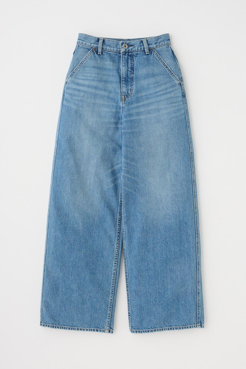 MOUSSY「ルーズストレートデニムパンツ　オーガニックコットン使用」|デニム|