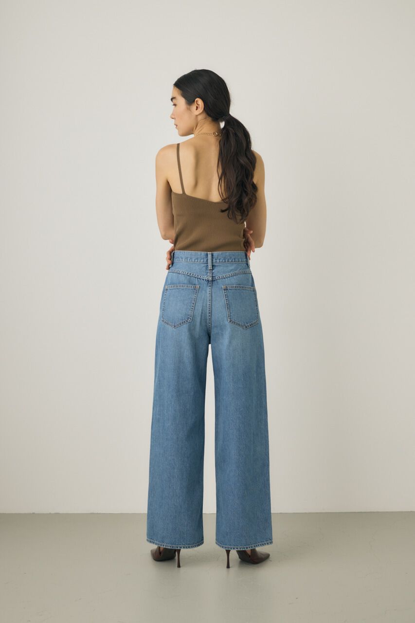 MOUSSY「ルーズストレートデニムパンツ　オーガニックコットン使用」|デニム|