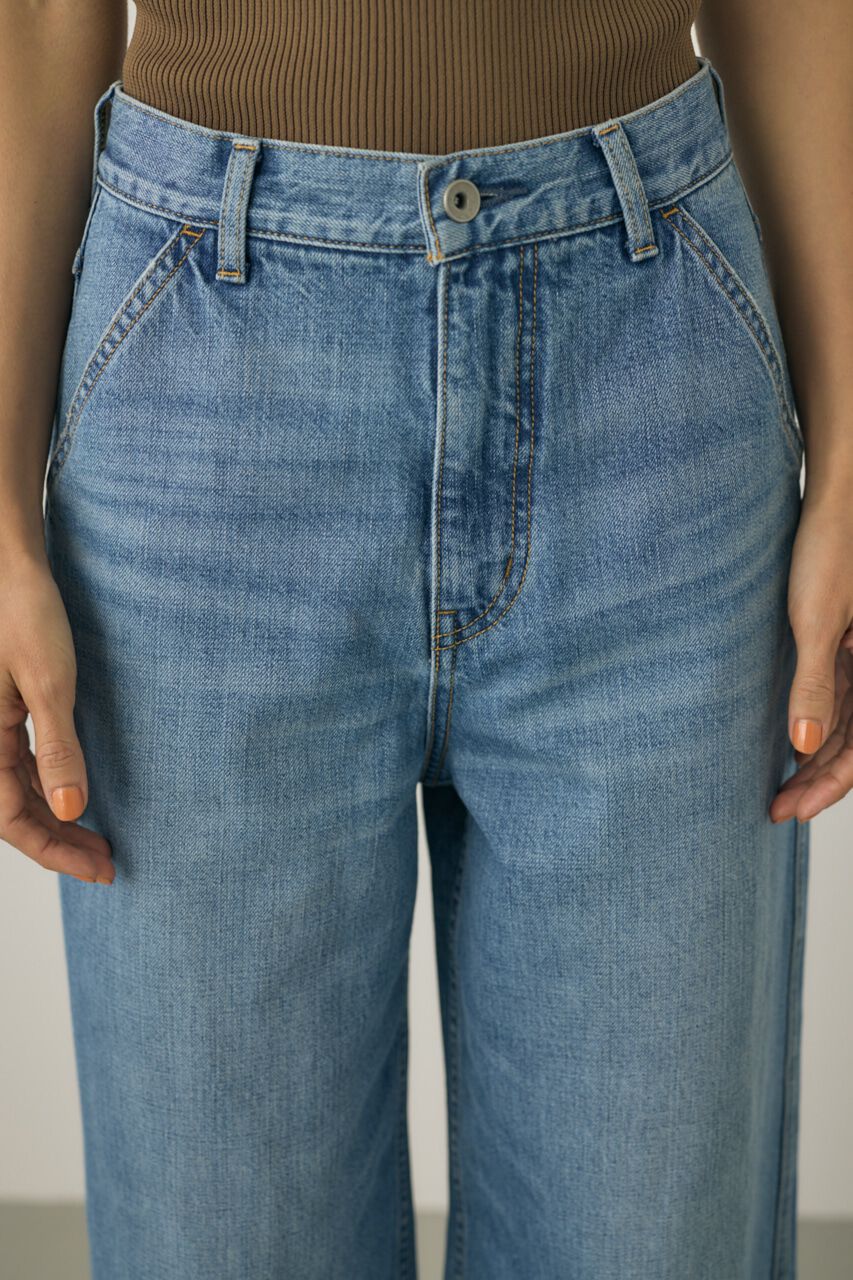 MOUSSY「ルーズストレートデニムパンツ　オーガニックコットン使用」|デニム|