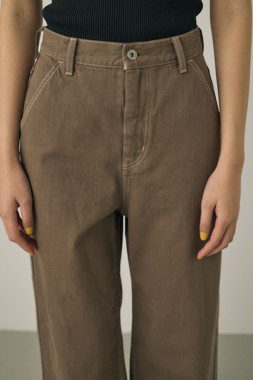 MOUSSY「ルーズストレートデニムパンツ　オーガニックコットン使用」|デニム|