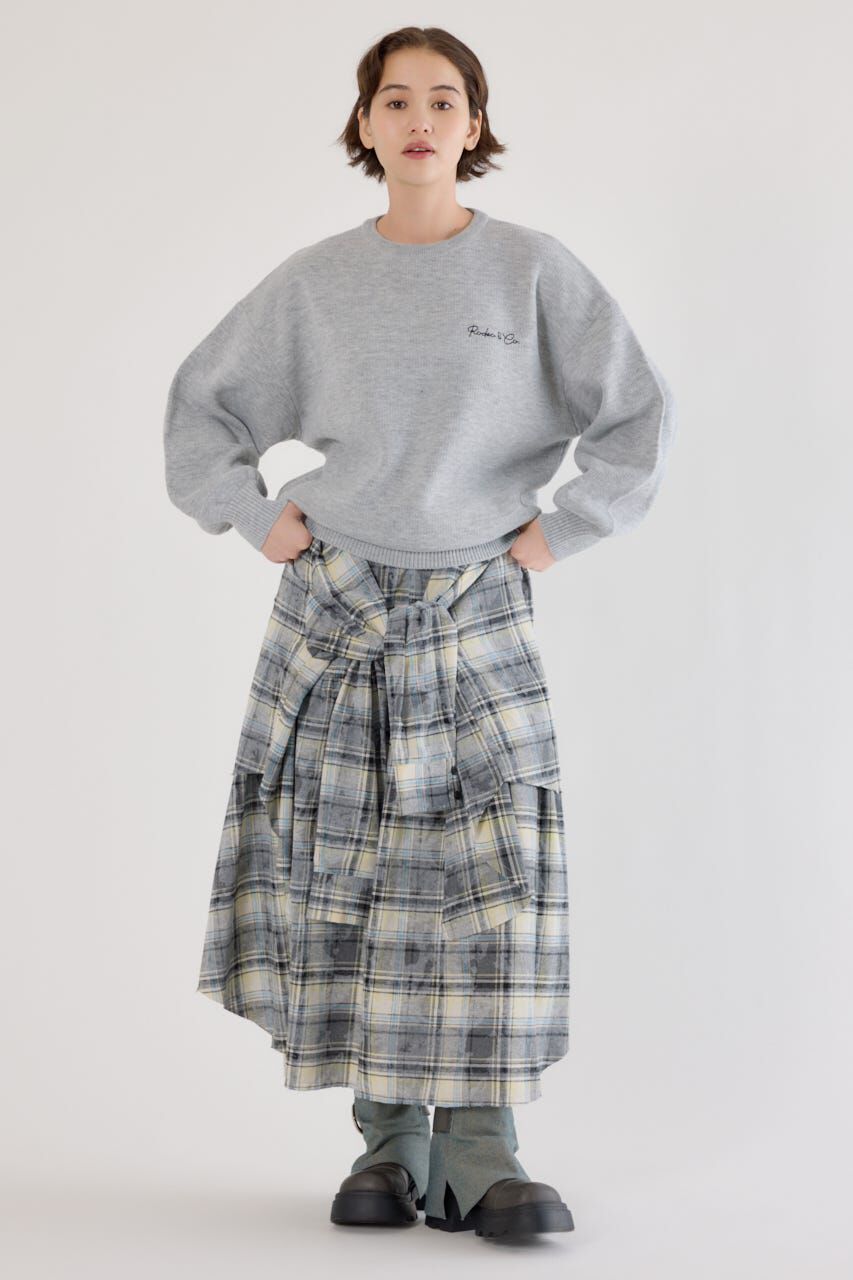RODEO CROWNS「ヴィンテージチェックシャツスカート」|スカート|