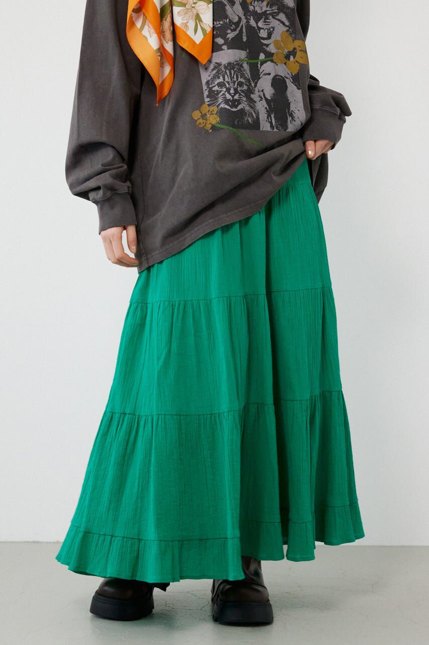 RODEO CROWNS「パレットティアードスカート」|スカート|GRN