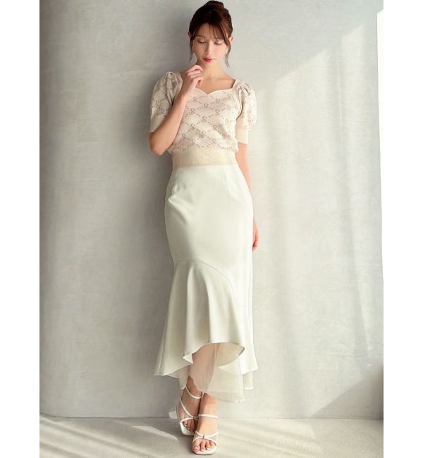 RESEXXY「【WEB限定】シアードッキングマーメイドスカート」|スカート|