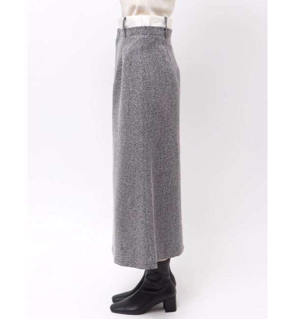 MERCURYDUO「ウエストレイヤードナロースカート」|スカート|