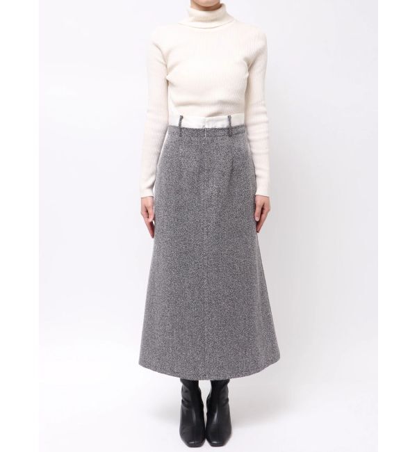MERCURYDUO「ウエストレイヤードナロースカート」|スカート|