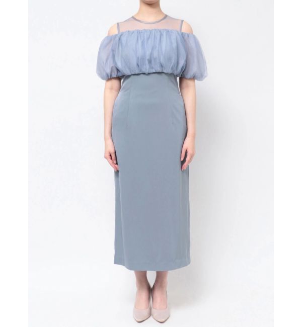 LAGUNAMOON「LADYシアーボレロレイヤードワンピース」|ドレス|