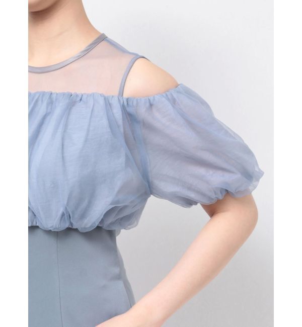 LAGUNAMOON「LADYシアーボレロレイヤードワンピース」|ドレス|