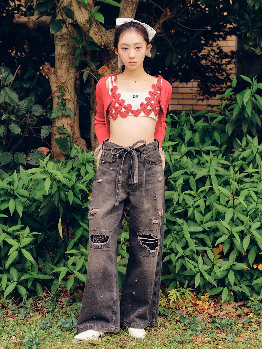 FURFUR「【WEB限定カラー】ダブルストラップバブーシュ」|パンプス|