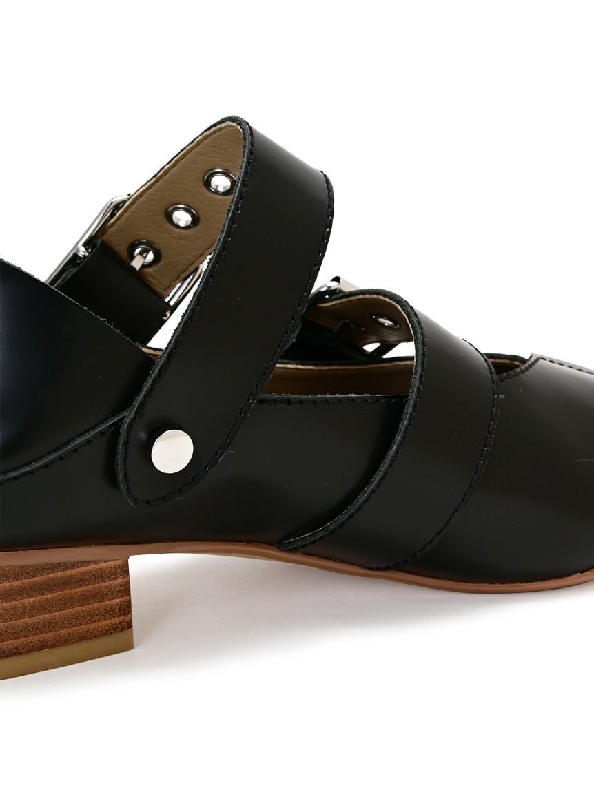 FURFUR「【WEB限定カラー】ダブルストラップバブーシュ」|パンプス|