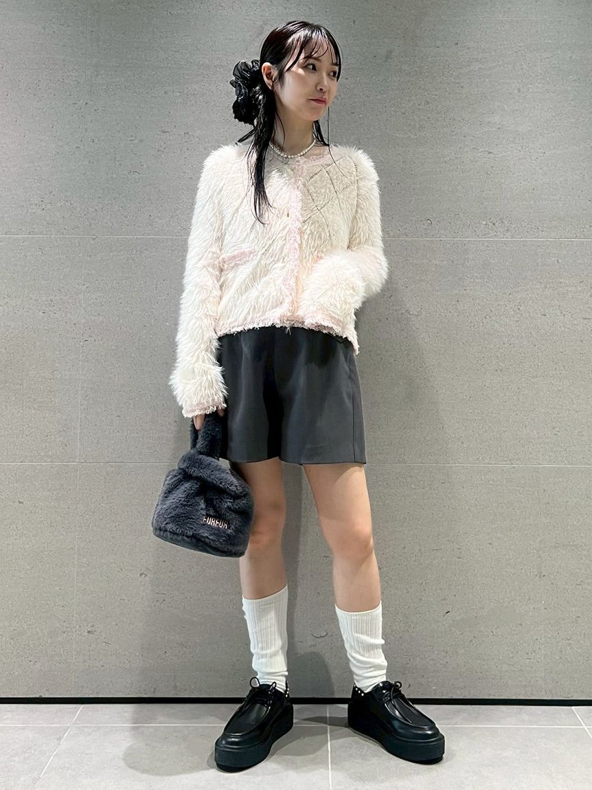 FURFUR「【限定カラー】フェザーツイードカーディガン」|カーディガン|