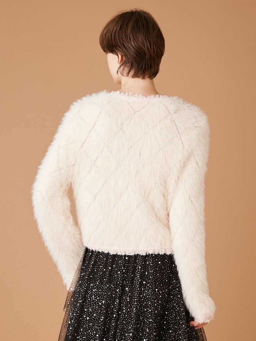 FURFUR「【限定カラー】フェザーツイードカーディガン」|カーディガン|