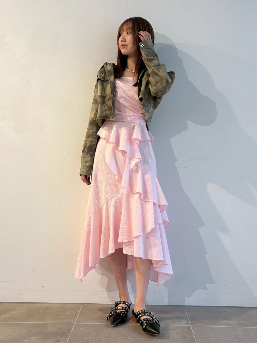 FURFUR「アシンメトリーヘムスカート」|スカート|