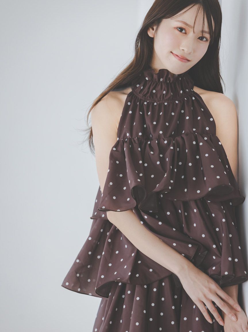 SNIDEL「ボリュームエアリーミニワンピース」|ワンピース|